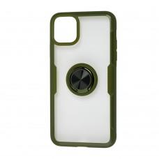 Чохол для iPhone 11 Pro Max Deen CrystalRing з оливковим кільцем
