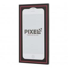 Защитное стекло для iPhone 7 Plus / 8 Plus Full Screen Pixel белое