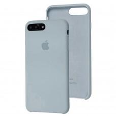 Чехол Silicone для iPhone 7 Plus / 8 Plus Premium case mist blue