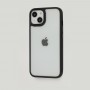 Чехол для iPhone 13 Shadow Matte Metal Buttons черный