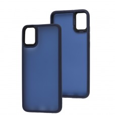 Чехол для Samsung Galaxy A04E (A042) Lyon Frosted navy blue