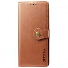 Чохол книжка для Xiaomi Redmi 10 Getman gallant коричневий