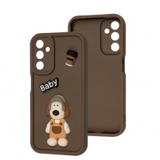 Чохол для Samsung Galaxy S24+ Pretty Things brown / baby