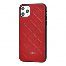 Чехол для iPhone 11 Pro Jesco Leather красный