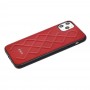 Чохол для iPhone 11 Pro Jesco Leather червоний