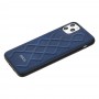Чохол для iPhone 11 Pro Max Jesco Leather синій