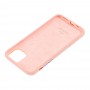 Чохол для iPhone 11 Pro Max Alcantara 360 рожевий пісок