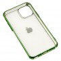Чохол для iPhone 11 Pro Metall Effect зелений