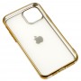 Чохол для iPhone 11 Pro Metall Effect золотистий