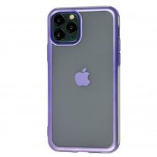 Чохол для iPhone 11 Pro Metall Effect світло-фіолетовий