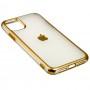 Чохол для iPhone 11 Metall Effect золотистий