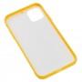 Чохол для iPhone 11 New glass жовтий
