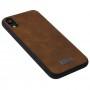 Чехол для iPhone Xr Sulada Leather коричневый