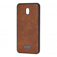 Чохол для Xiaomi Redmi 8A Sulada Leather коричневий