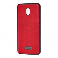 Чехол для Xiaomi Redmi 8A Sulada Leather красный