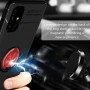 Чохол для Samsung Galaxy M51 (M515) Deen ColorRing з кільцем чорний / червоний