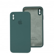 Чохол для iPhone Xs Max Square Full camera зелений / pine green