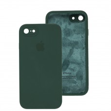 Чохол для iPhone 7/8/SE 20 Square Full camera зелений / dark green
