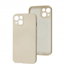 Чехол для iPhone 14 Colorful MagSafe Full beige