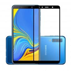 Защитное стекло для Samsung Galaxy A7 2018 (A750) Full Glue черное