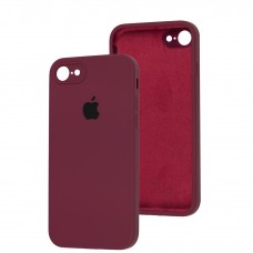 Чехол для iPhone 7 / 8 / SE 20 Square Full camera бордовый / maroon