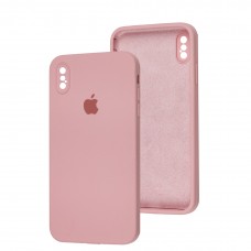 Чехол для iPhone Xs Max Square Full camera розовый / light pink 