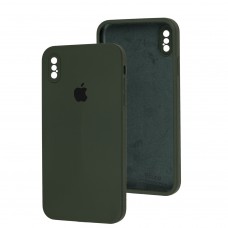 Чехол для iPhone Xs Max Square Full camera зеленый / cyprus green
