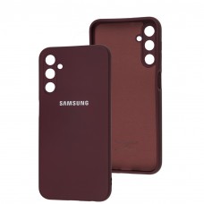 Чохол для Samsung Galaxy A24 (A245) Full camera бордовий / marsala