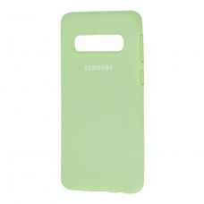 Чохол для Samsung Galaxy S10+ (G975) Silicone Full м'ятний