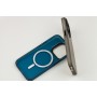 Чохол для iPhone 15 Pro Berlia Color Metal MagSafe blue