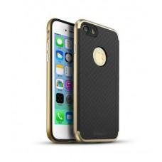 Чехол противоударный iPaky для iPhone 7 / 8 черно золотистый