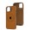 Чохол для iPhone 13 Logo Case MagSafe brown