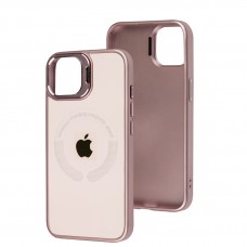 Чохол для iPhone 13 Logo Case MagSafe pink sand