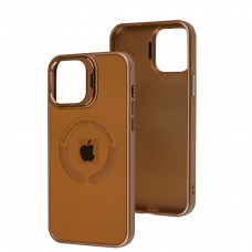 Чохол для iPhone 13 Pro Max Logo Case MagSafe brown