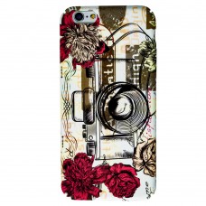 Чехол Vodex для iPhone 6 фотоапарат и цветы