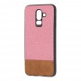 Чохол для Samsung Galaxy J8 (J810) Hard Textile рожево-коричневий