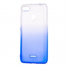 Чехол для Xiaomi Redmi 6 Gradient Design бело-голубой