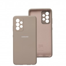 Чохол для Samsung Galaxy A52 Full camera сірий / lavender