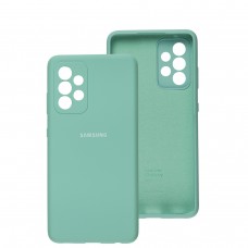 Чохол для Samsung Galaxy A52 Full camera бірюзовий / ice blue