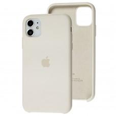 Чехол Silicone для iPhone 11 Premium case antique white