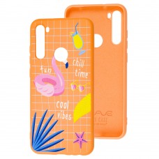 Чехол для Xiaomi Redmi Note 8T Wave Fancy summer mood / peach
