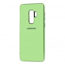 Чехол для Samsung Galaxy S9+ (G965) Silicone case (TPU) мятный
