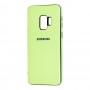 Чехол для Samsung Galaxy S9 (G960) Silicone case (TPU) мятный