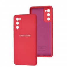 Чохол для Samsung Galaxy S20 FE (G780) / S20 Lite Full camera рожевий / barbie pink