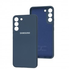 Чехол для Samsung Galaxy S22+ (S906) Full camera синий