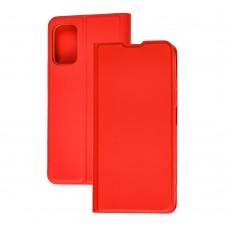 Чехол книжка Xiaomi Redmi Note 10 5G / Poco M3 Pro Wave Shell красный