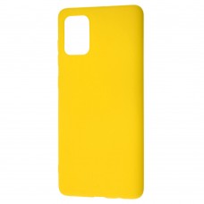 Чехол для Samsung Galaxy A71 (A715) Candy желтый