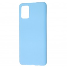 Чехол для Samsung Galaxy A71 (A715) Candy голубой