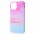 Чехол для iPhone 11 Pro Design Mramor Glossy розово-голубой