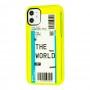 Чохол для iPhone 11 Acid Yellow the world